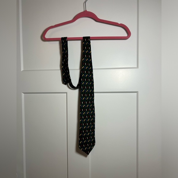 Silk Christmas lights tie, FN Brand - Picture 1 of 6